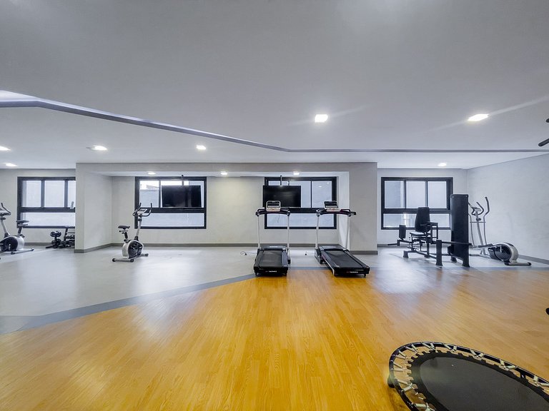 Apartamento NOVO com piscina, metro Higienópolis