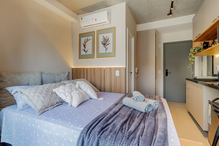 Studio moderno com vaga a contratar, Av. Paulista