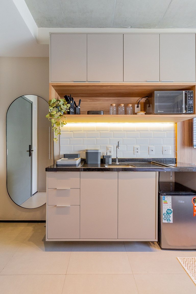 Studio moderno com vaga a contratar, Av. Paulista