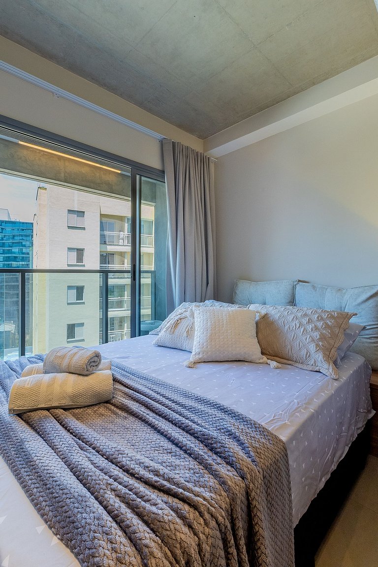 Studio moderno com vaga a contratar, Av. Paulista
