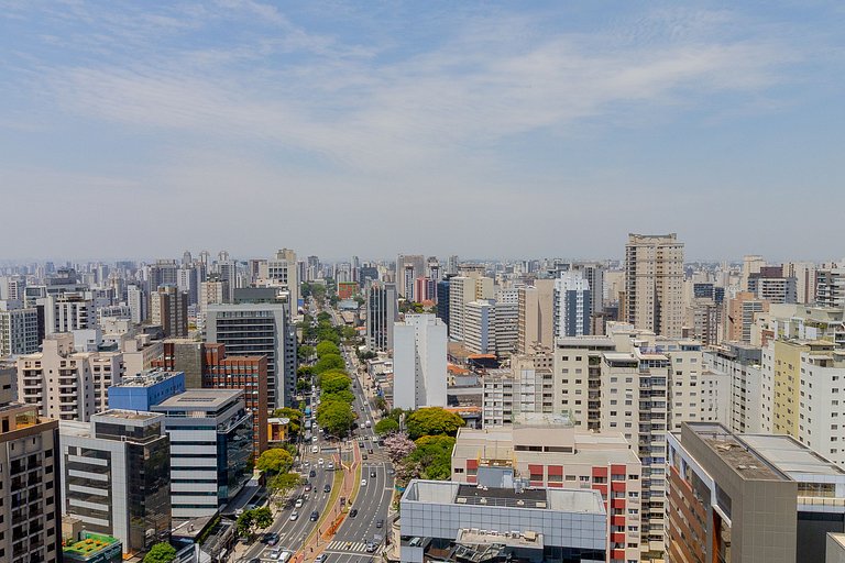 Studio moderno com vaga a contratar, Av. Paulista