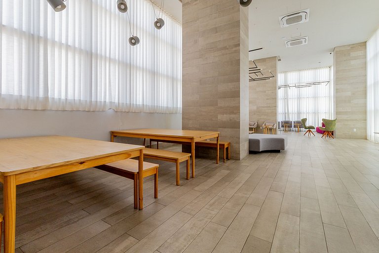 Studio moderno com vaga a contratar, Av. Paulista