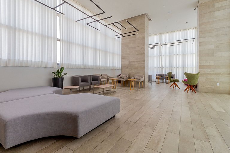 Studio moderno com vaga a contratar, Av. Paulista