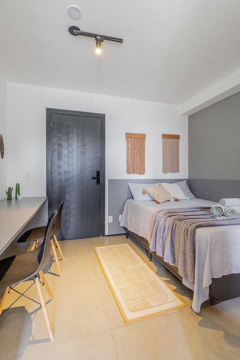 Hospedagem ideal para trabalho e descanso