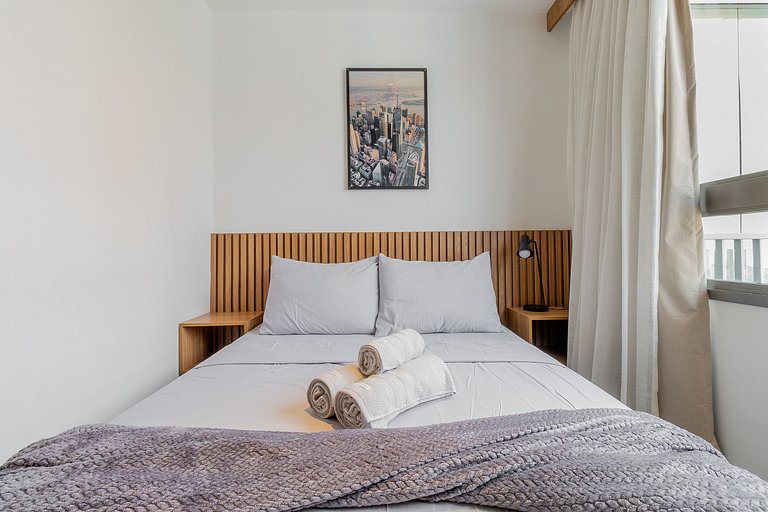 Departamento de alto nivel con estilo en São Paulo