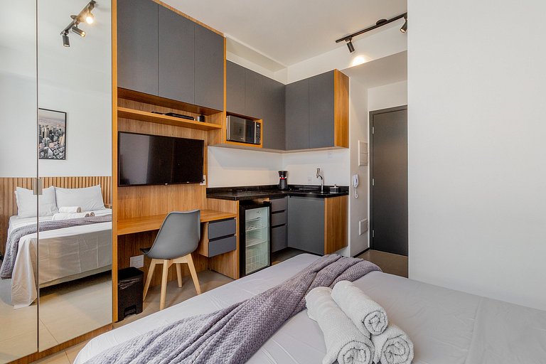 Departamento de alto nivel con estilo en São Paulo