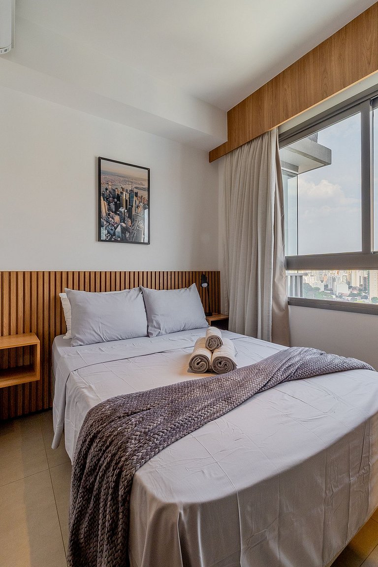 Piso alto con estilo en São Paulo