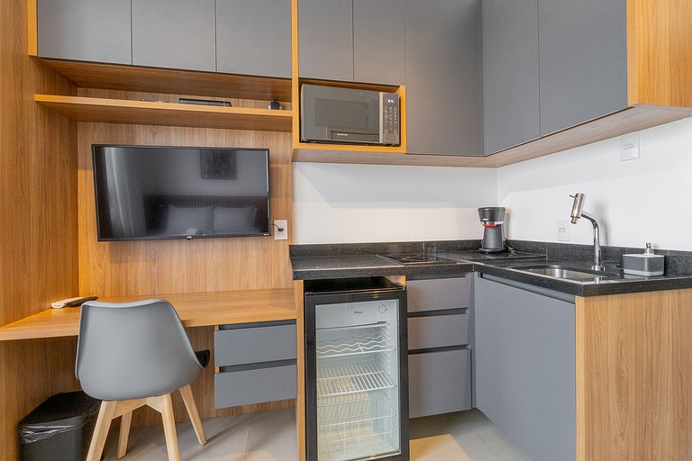 Departamento de alto nivel con estilo en São Paulo