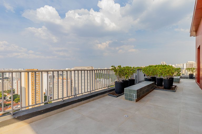 Rooftop, piscina e vista de cinema, Allianz Parque