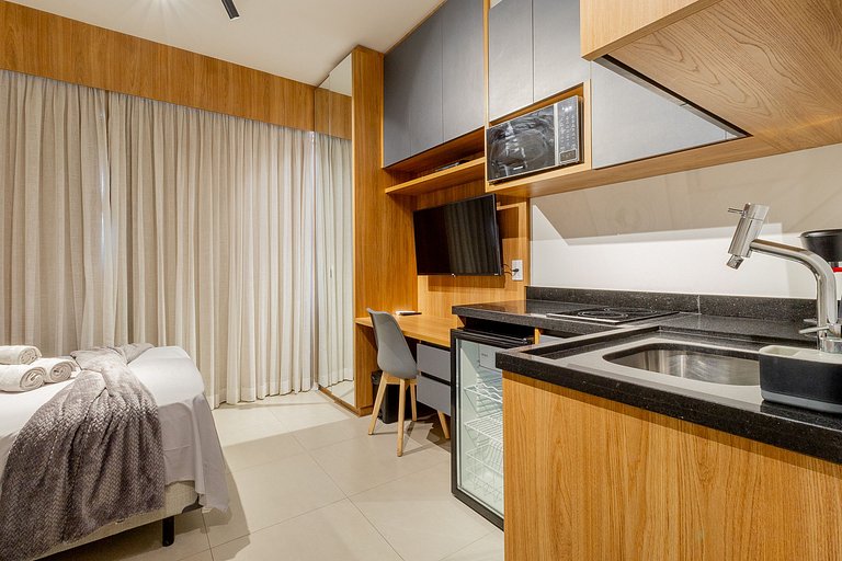 Piso alto con estilo en São Paulo