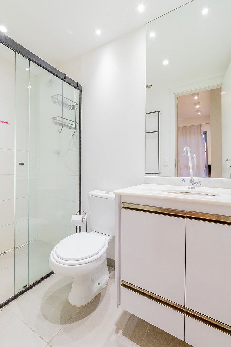 Apartamento com privacidade e conforto no Itaim