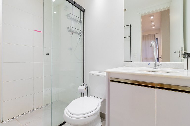 Studio in Itaim with rooftop access, near Ibirapuera Park