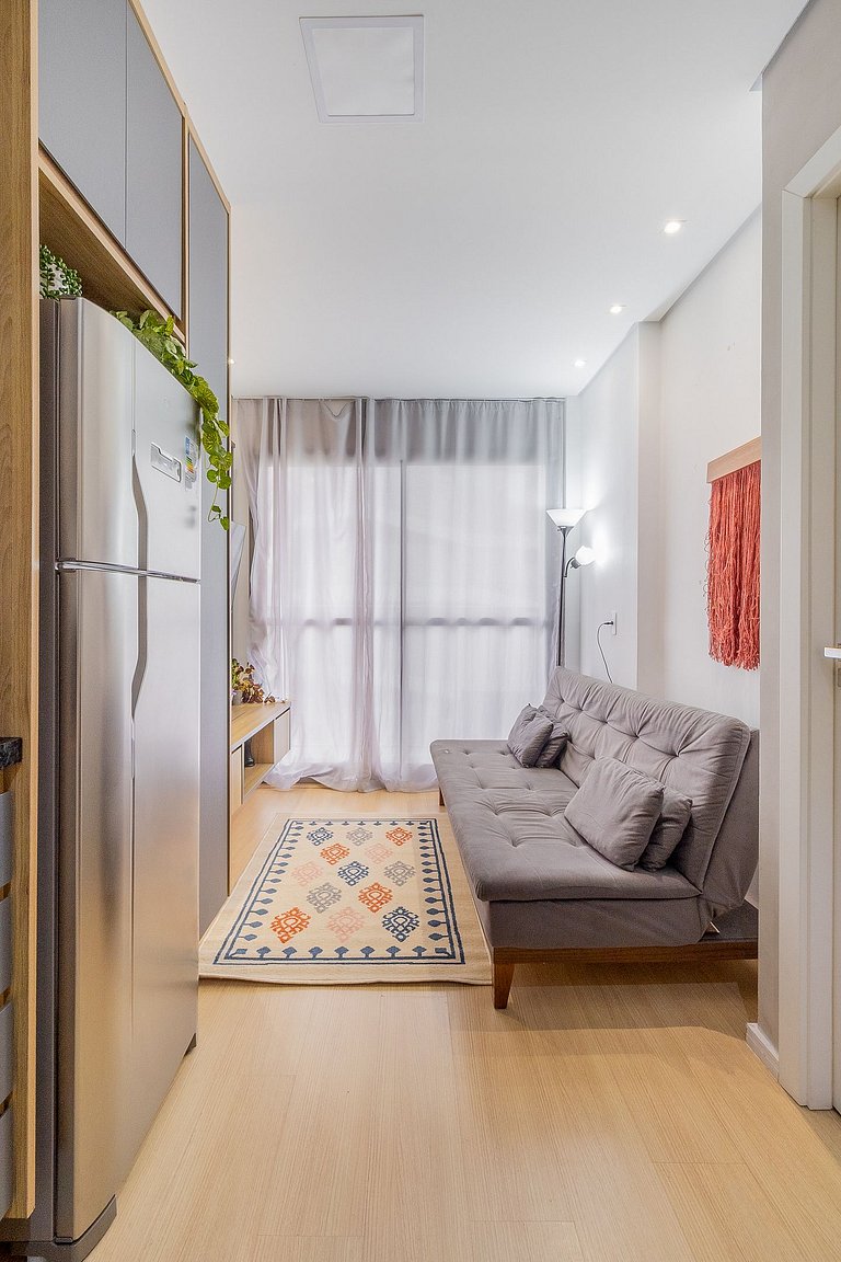 Apartamento com privacidade e conforto no Itaim