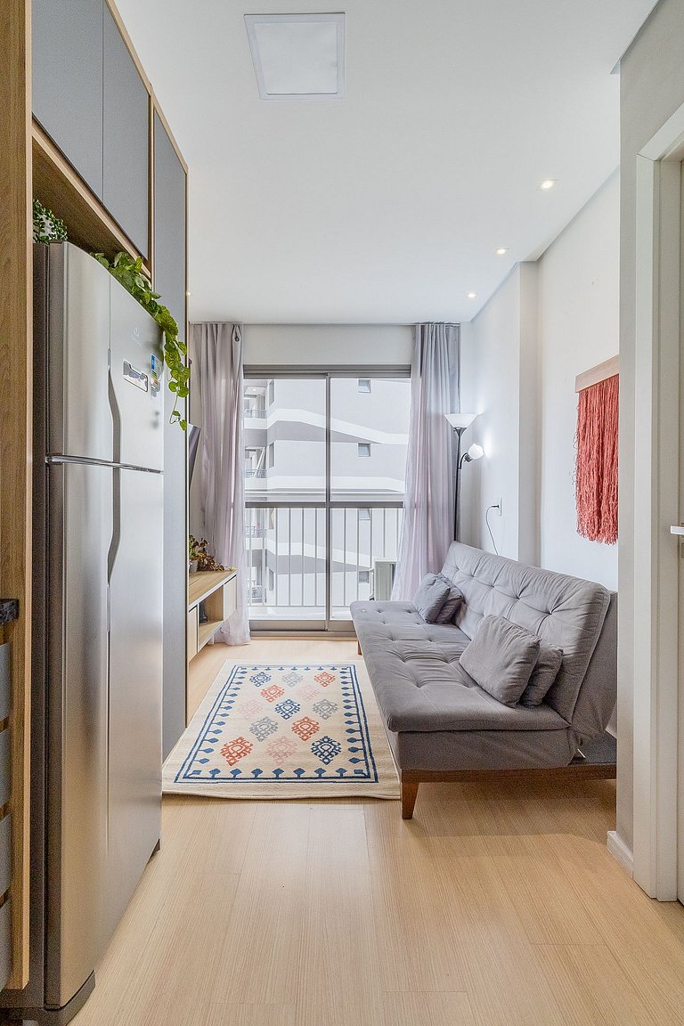 Studio in Itaim with rooftop access, near Ibirapuera Park