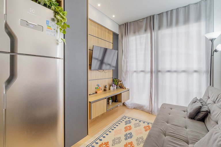 Apartamento com privacidade e conforto no Itaim