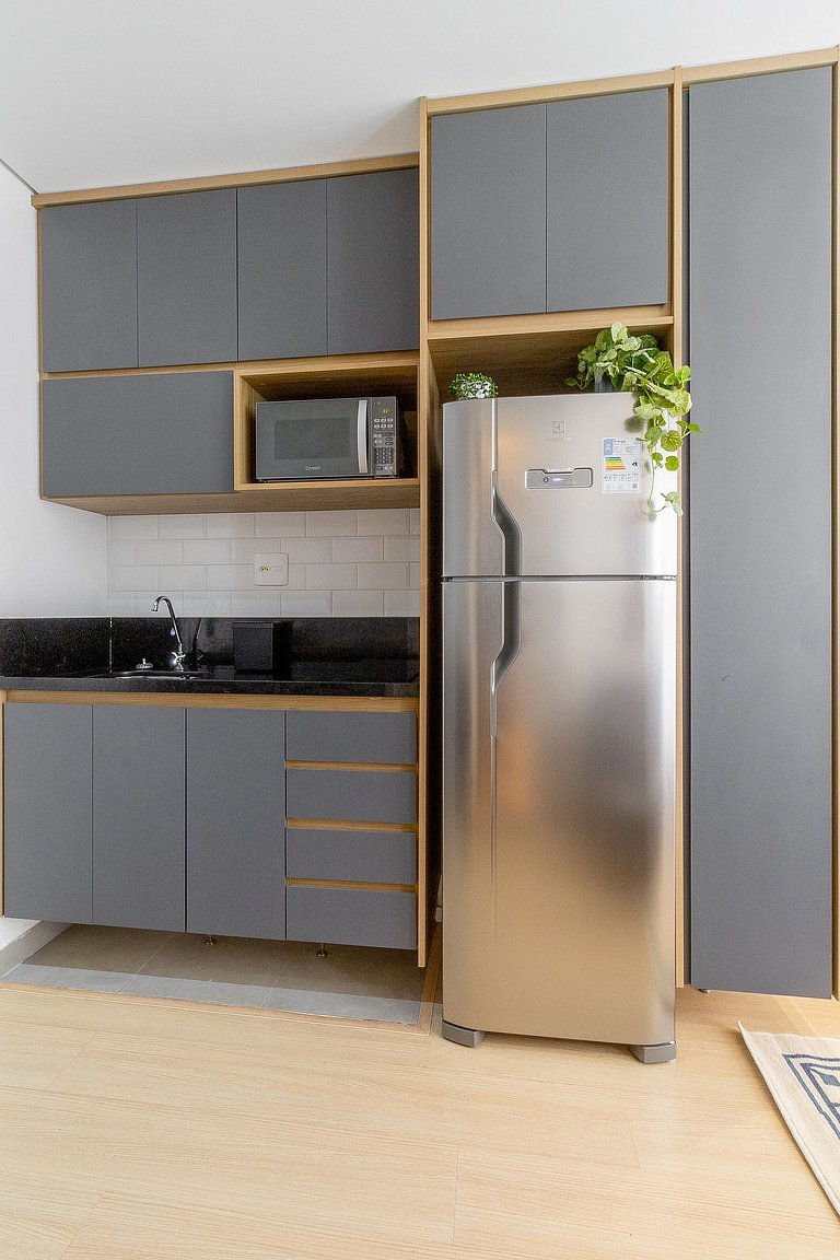 Studio in Itaim with rooftop access, near Ibirapuera Park