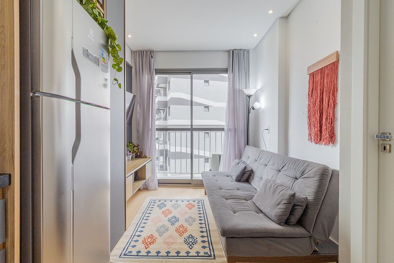 Apartamento com privacidade e conforto no Itaim