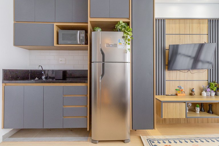 Apartamento com privacidade e conforto no Itaim