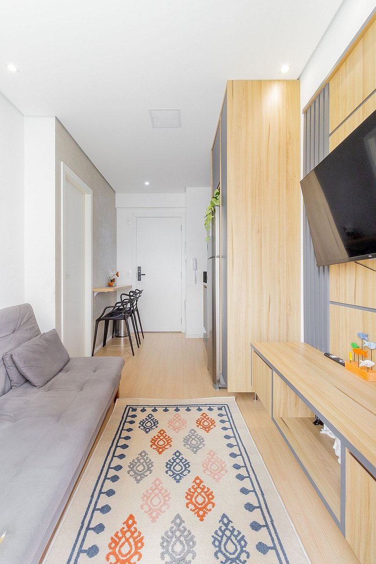 Apartamento com privacidade e conforto no Itaim