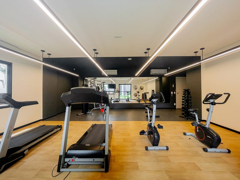 Loft charmoso com varanda espaçosa em Moema