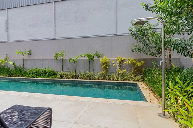 Loft encantador con balcón amplio en Moema
