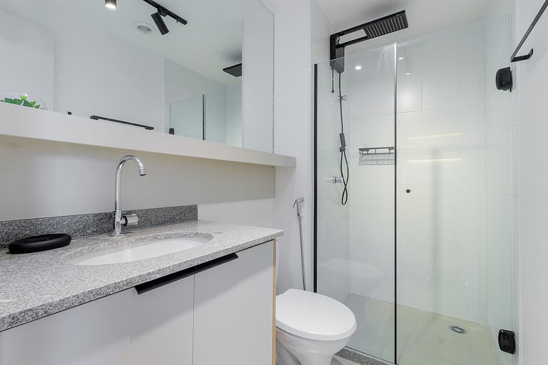 Loft encantador con balcón amplio en Moema