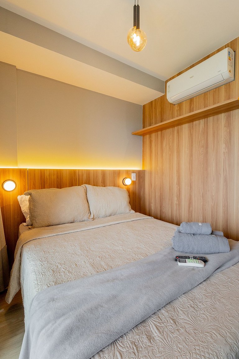 Balcón privado en piso alto