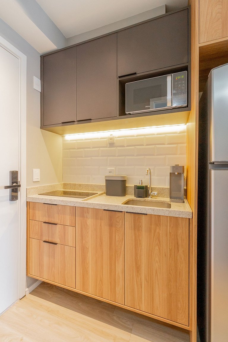 Balcón privado en piso alto