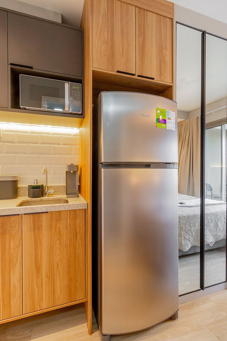 Balcón privado en piso alto