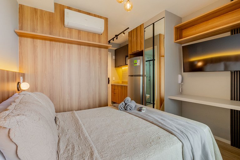 Balcón privado en piso alto