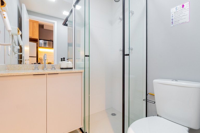 Varanda privada en el piso 23 - Paraíso