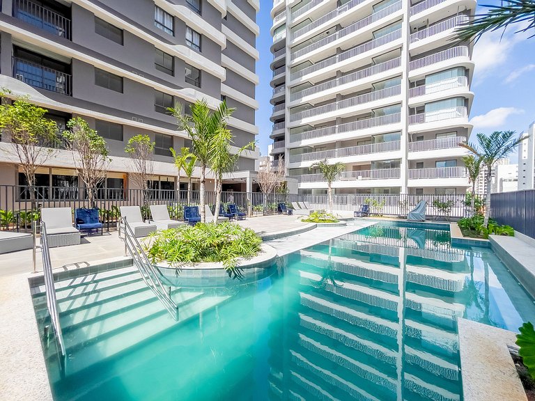 Stylish Apt for 3 in Pinheiros