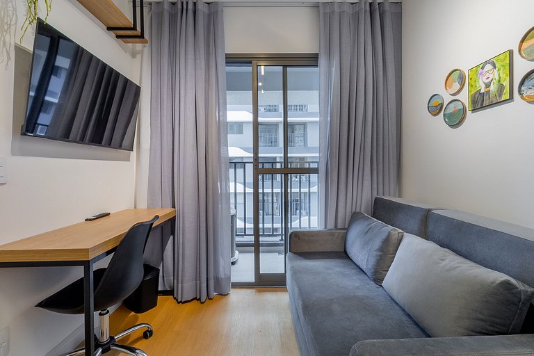 Stylish Apt for 3 in Pinheiros