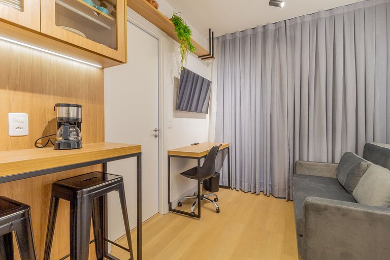 Stylish Apt for 3 in Pinheiros