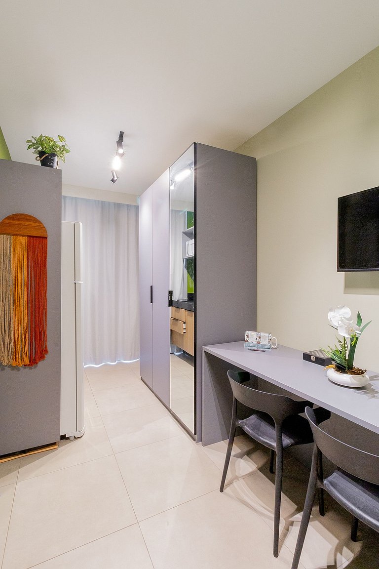 12ª Andar Studio reformado em Moema | Congonhas