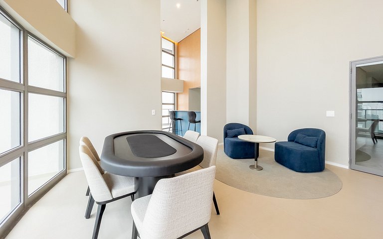 Apartment on the 16th floor, near Berrini, with a pool