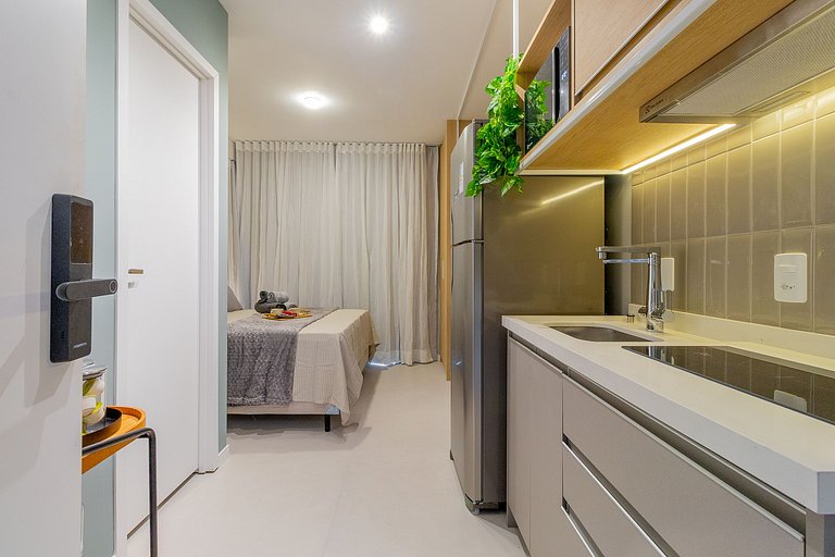 Apartment on the 16th floor, near Berrini, with a pool