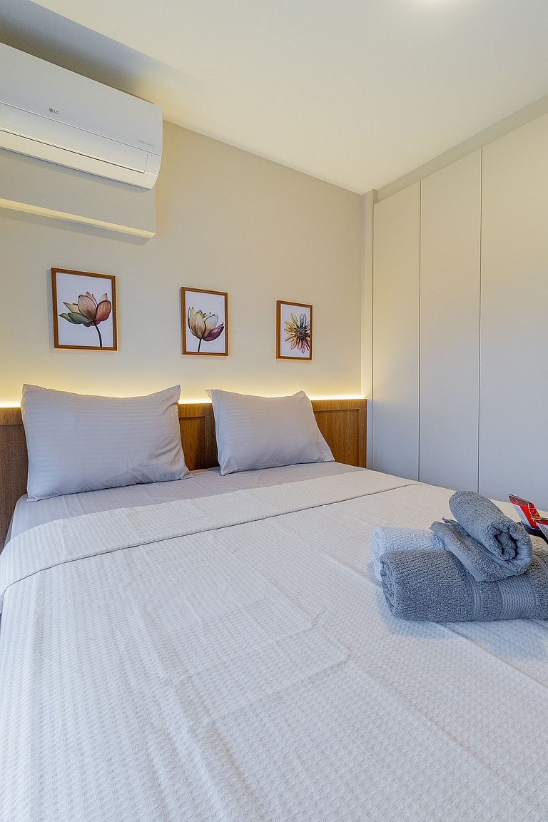 Apartamento p/três pessoas próx. PUC-SP e Allianz