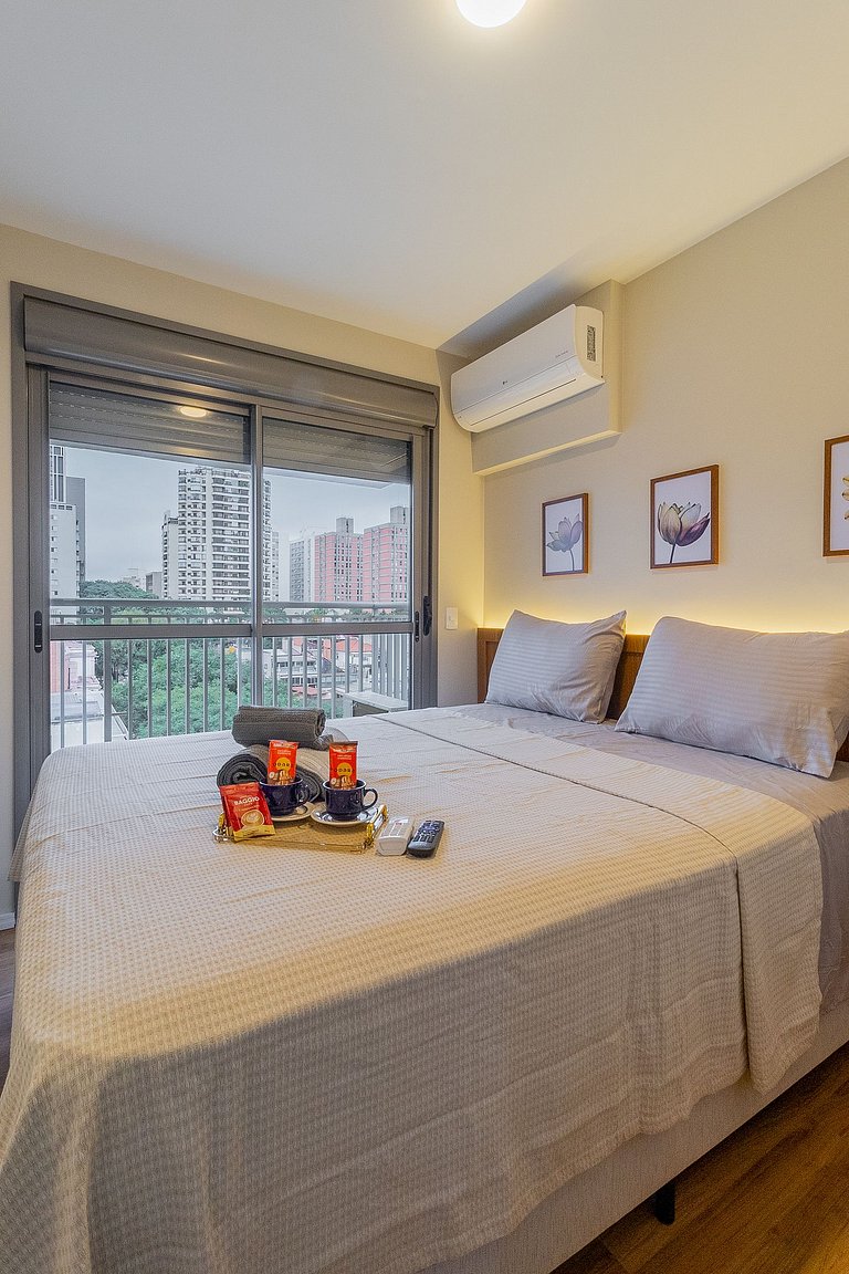 Apartamento p/três pessoas próx. PUC-SP e Allianz