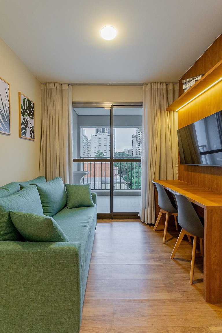 Apartamento p/três pessoas próx. PUC-SP e Allianz