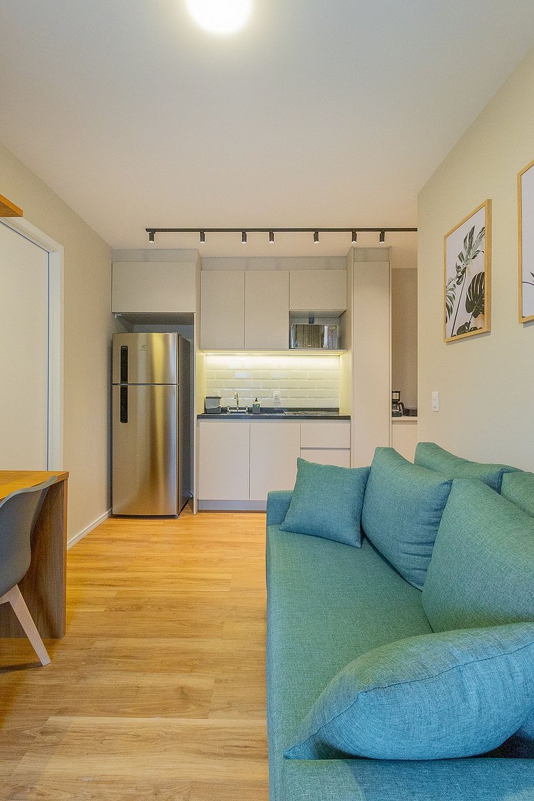 Apartamento p/três pessoas próx. PUC-SP e Allianz