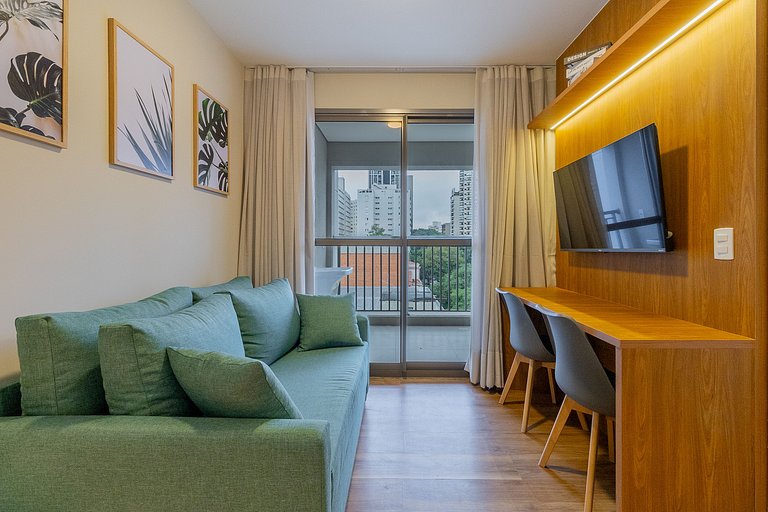 Apartamento para tres personas cerca de PUC-SP y Allianz