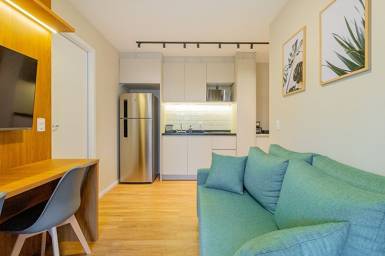 Apartamento para tres personas cerca de PUC-SP y Allianz