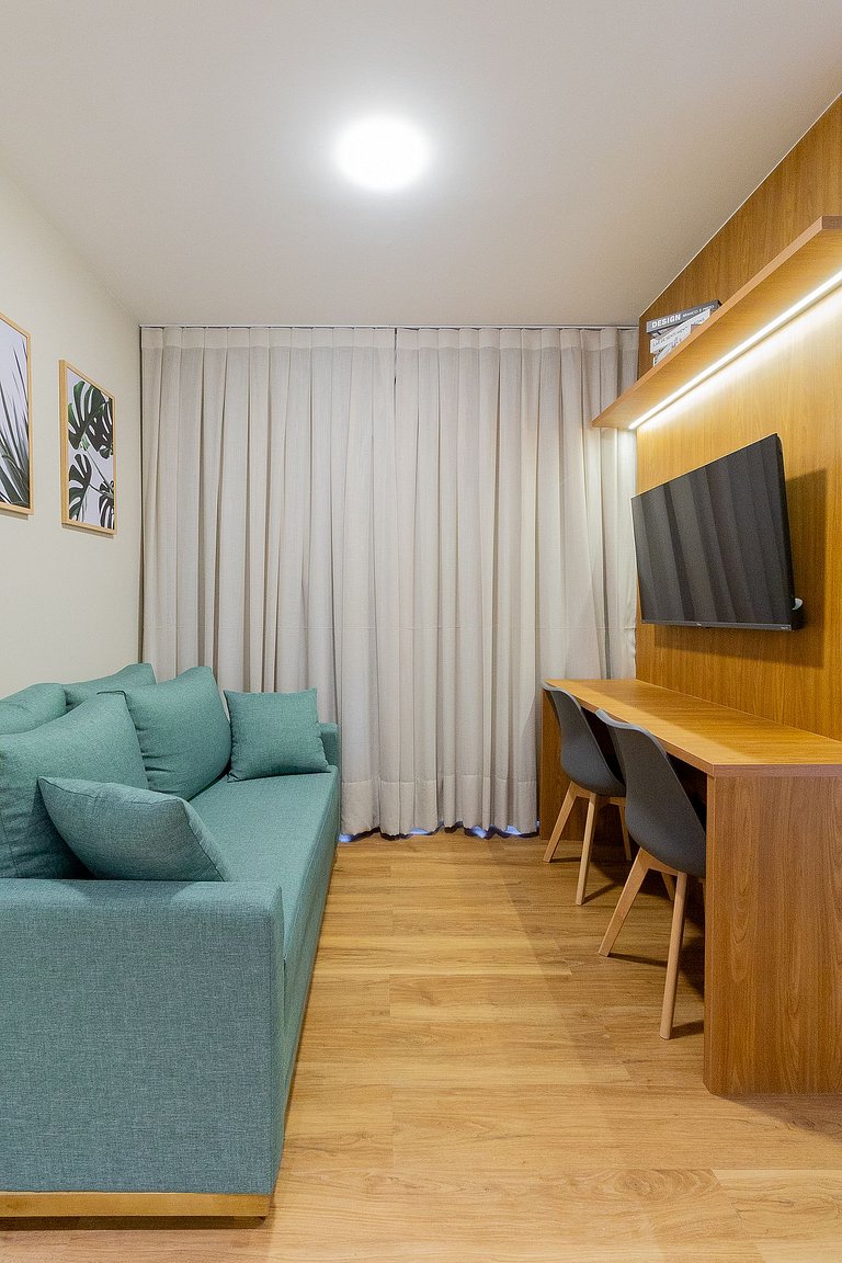 Apartment for 3 near PUC-SP and Allianz