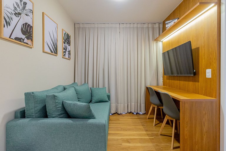 Apartment for 3 near PUC-SP and Allianz
