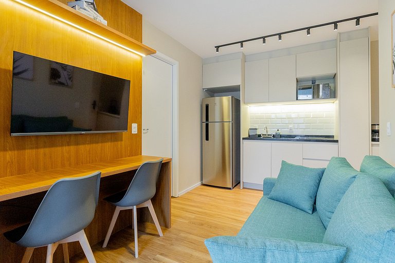 Apartamento p/três pessoas próx. PUC-SP e Allianz