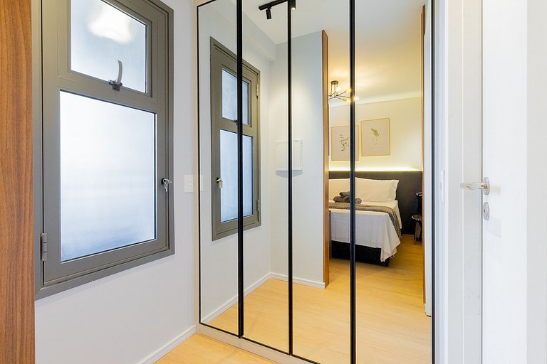 Estudio premium con espacio de coworking y piscina
