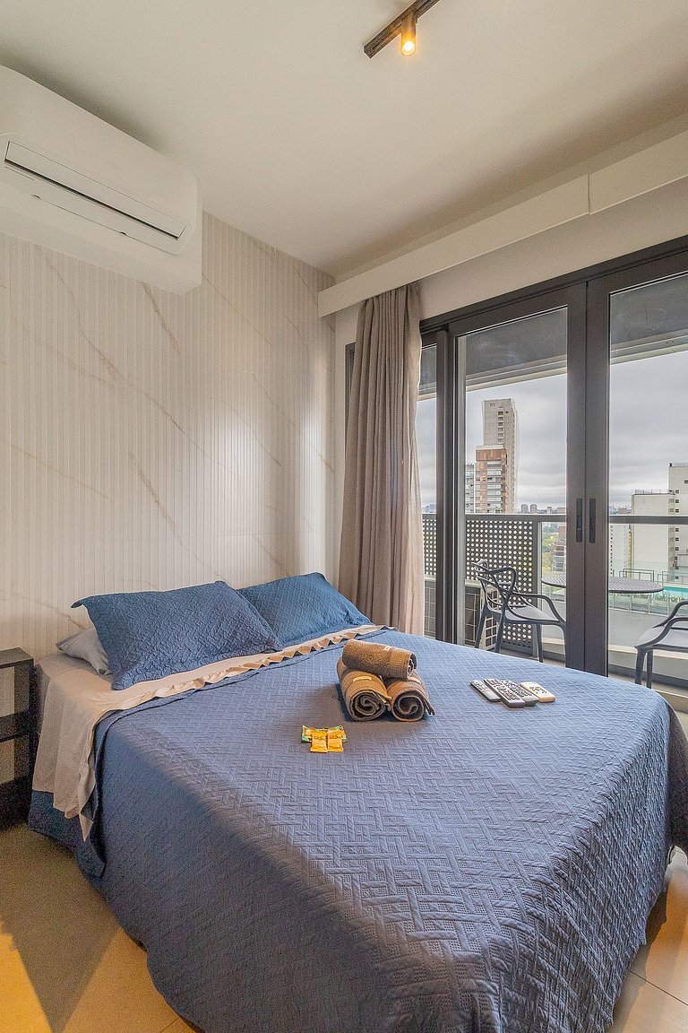 Beautiful studio with home office in Oscar Freire