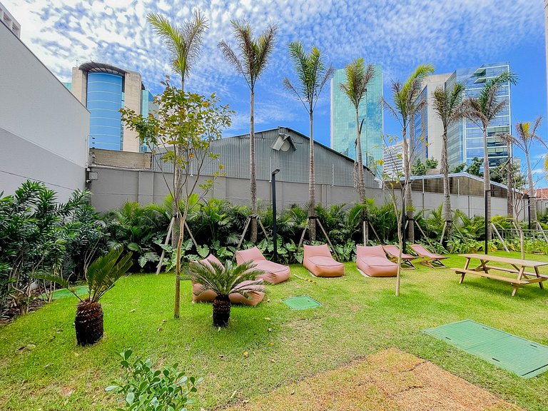 Pinheiros | 22th Floor, up to 4 Guests + Balcony